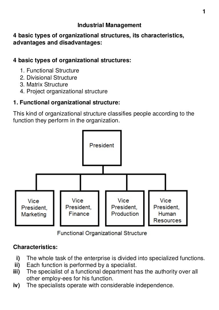 Industrial management
