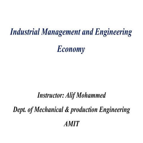 Industrial management & engineering economy.pptx
