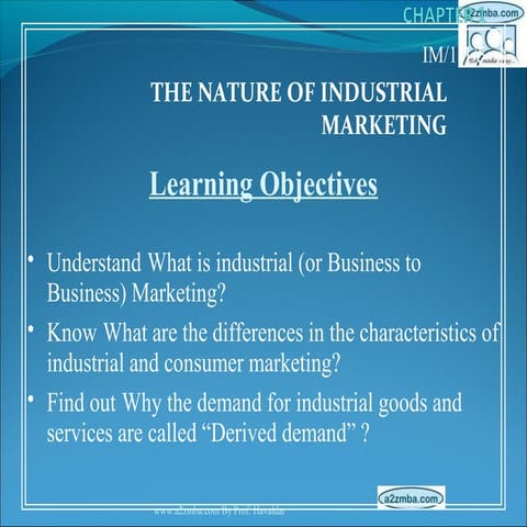 Industrial marketing