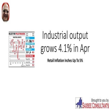 Industrial output grows 4.1% in apr