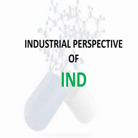 industrial prespectives of IND