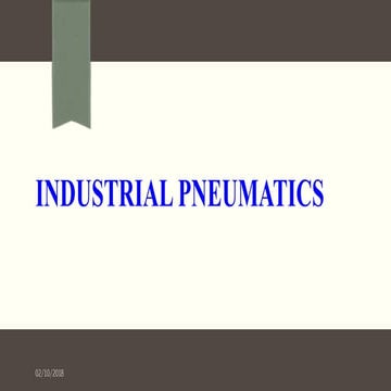 Industrial pneumatics