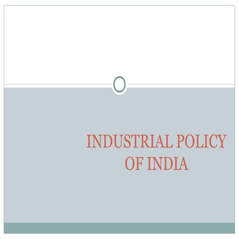 Industrial policy