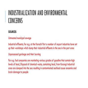 Size and Impact of Industrial Pollution | PPTX