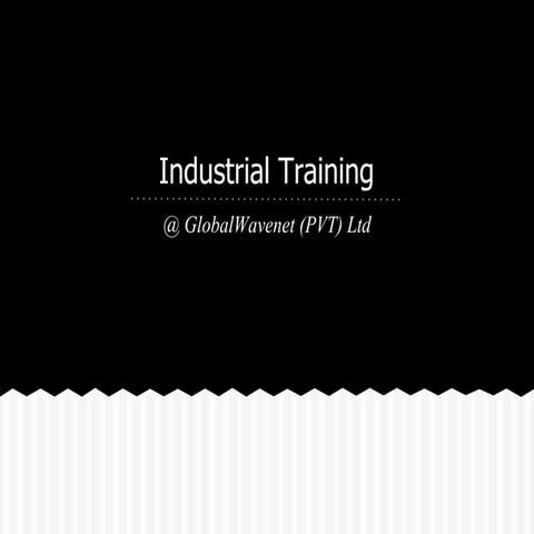Industrial presentation