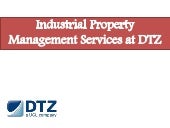 Industrial property management at dtz