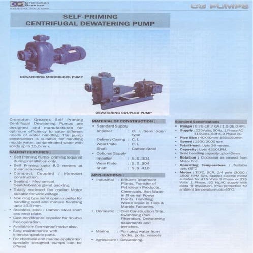 Multi stage pumps | PDF