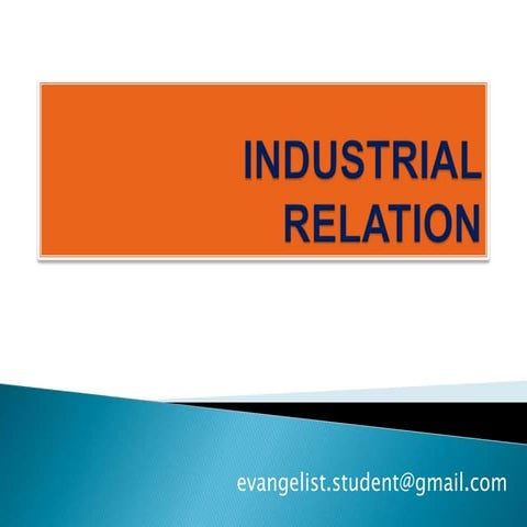 Industrial relation