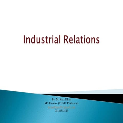 Industrial relations