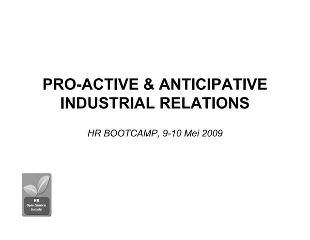 Industrial relations hos santa monica