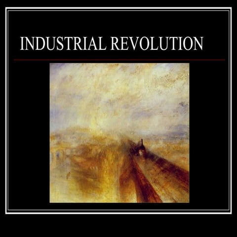 Industrial revolution