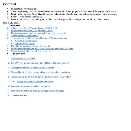 Industrial revolution paris and london