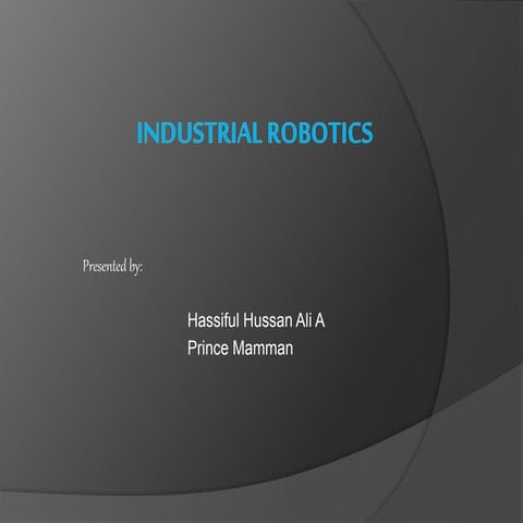 Industrial robotics | PPT