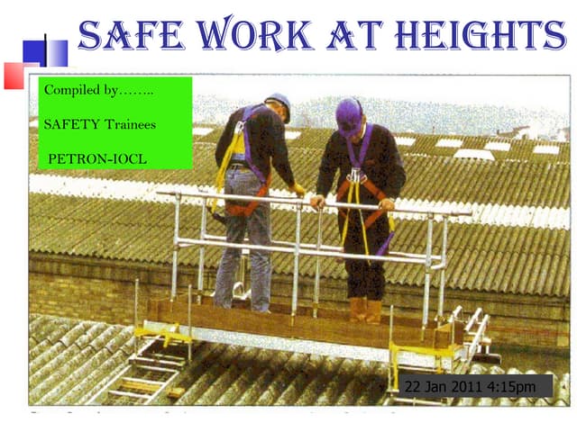Industrial safetY of height works
