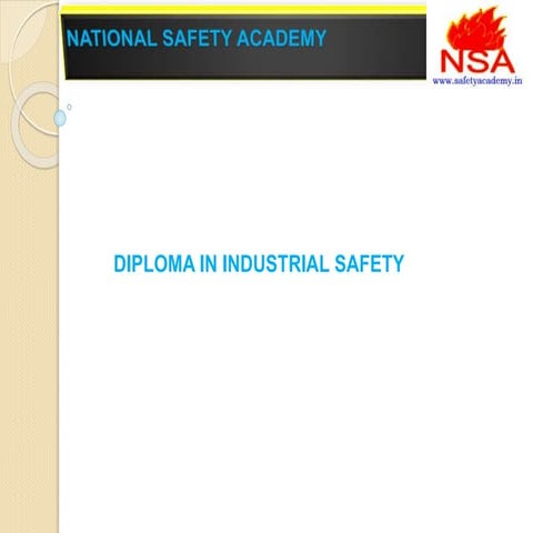 diploma in  industrial safety UNIT-3