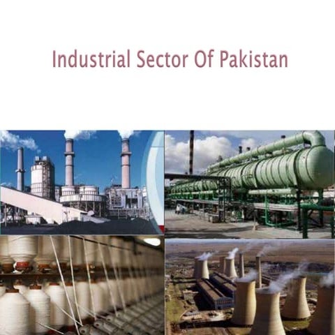 Industrial sector of pakistan