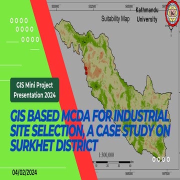 GIS based MCDA for industrial site selection