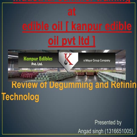 Industrial summer training presentation new