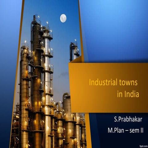 Industrial towns in India 