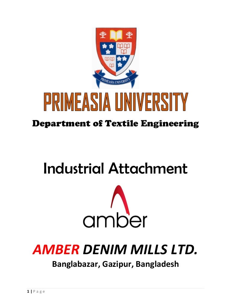Industrial Training On Amber Denim Mills Limited