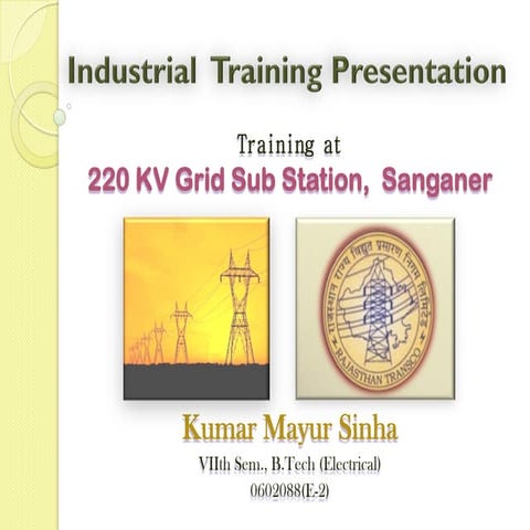 Industrial Training Presentation