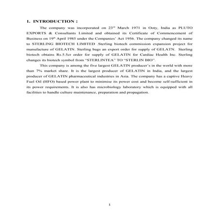 Industrial training report / Summer Vacation Report / Institutional Training ...