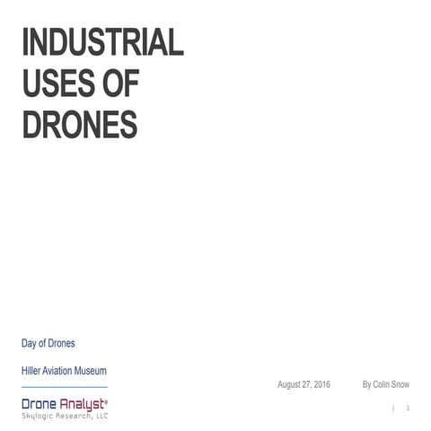 Industrial Uses for Drones