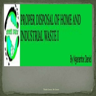 Industrial waste disposal managemen...