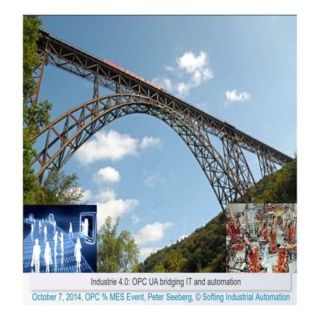 Industrie 4.0 OPC  UA - Bridging IT and automation