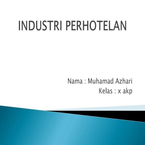 Industri perhotelan (1)