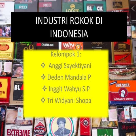 Industri rokok ppt | PPTX