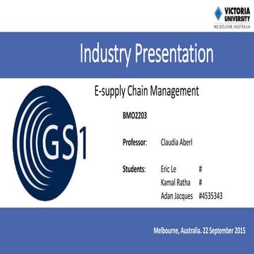 Industry presentation