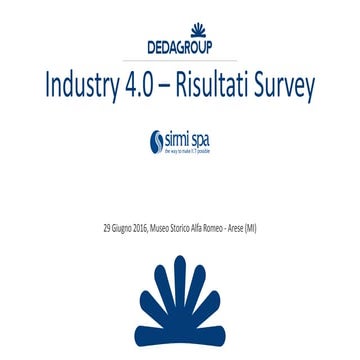 Industry 4.0 - Risultati survey