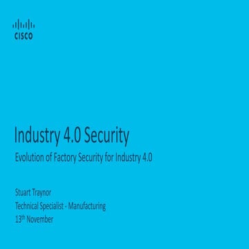 Industry 4.0 Security