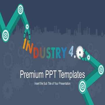 Industry 4 0 Revolution Powerpoint Templates Pptx