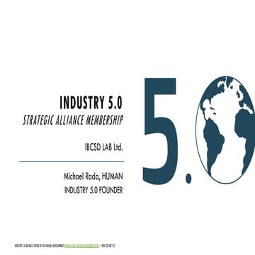 INDUSTRY 5.0 STRATEGIC ALLIANCE | PDF
