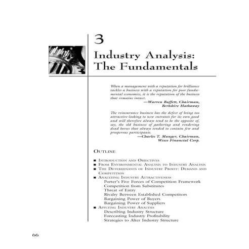 Industry analysis  111111111111111