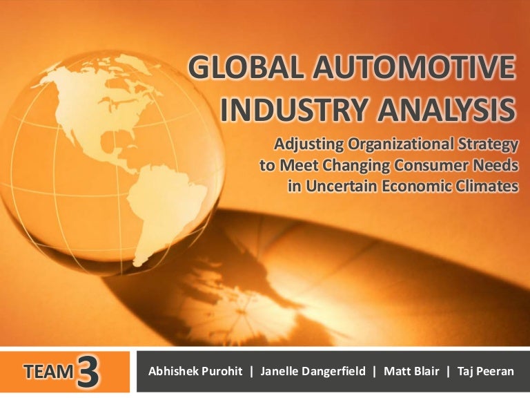 Automotive Industry Analysis of the Big 3