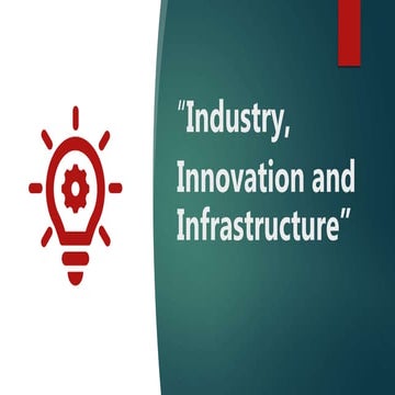 Industry, innovation and infrastructure