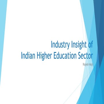 Industry Insight Higher Education in India