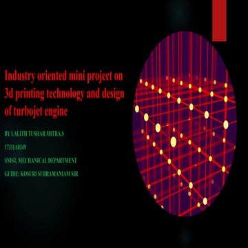 Industry oriented mini project on 3d printing technology