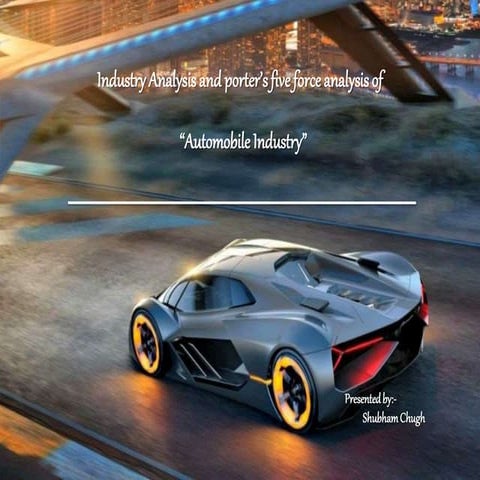 Automobile Industry presentation