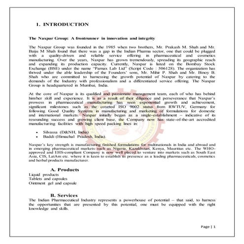 Industrial training report part 2