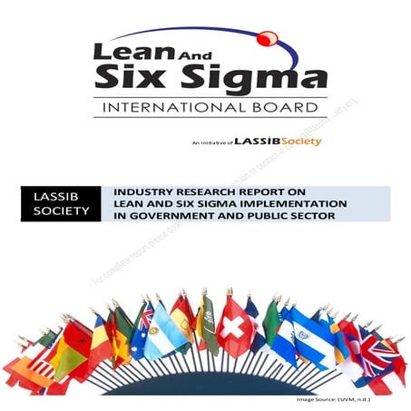 Industry research on lean and six sigma implementation in government and publ...