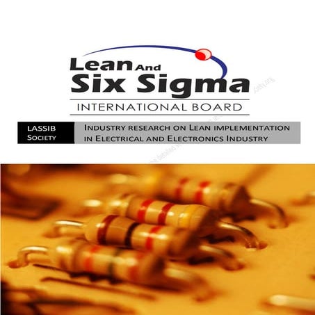 Industry research on lean implementation in Electrical & Electronics industry...