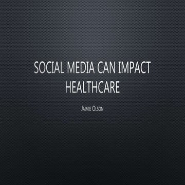 Social Media in the Healthcare Industry