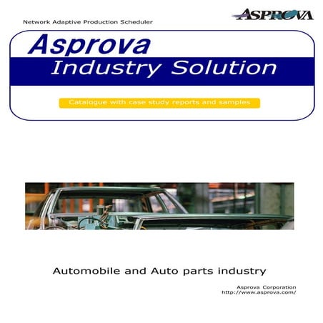 Industry Solution for Automobile Industry