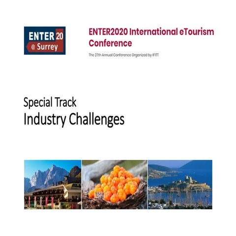 Industry track-Technology and sustainability-Impact tourism and technology