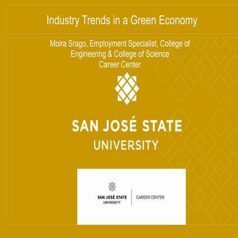 Industry Trends in a Green Economy