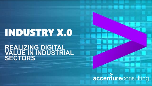 Industry X.0 - Realizing Digital Value in Industrial Sectors